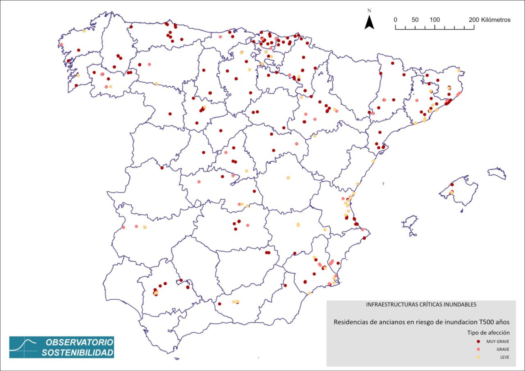 mapa zonas inundables residencias
